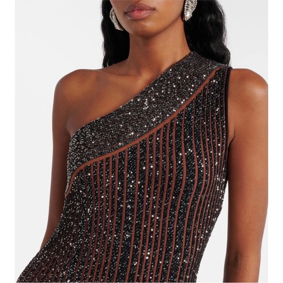 Missoni Black and Silver One-Shoulder Gown - Picture 4 of 9